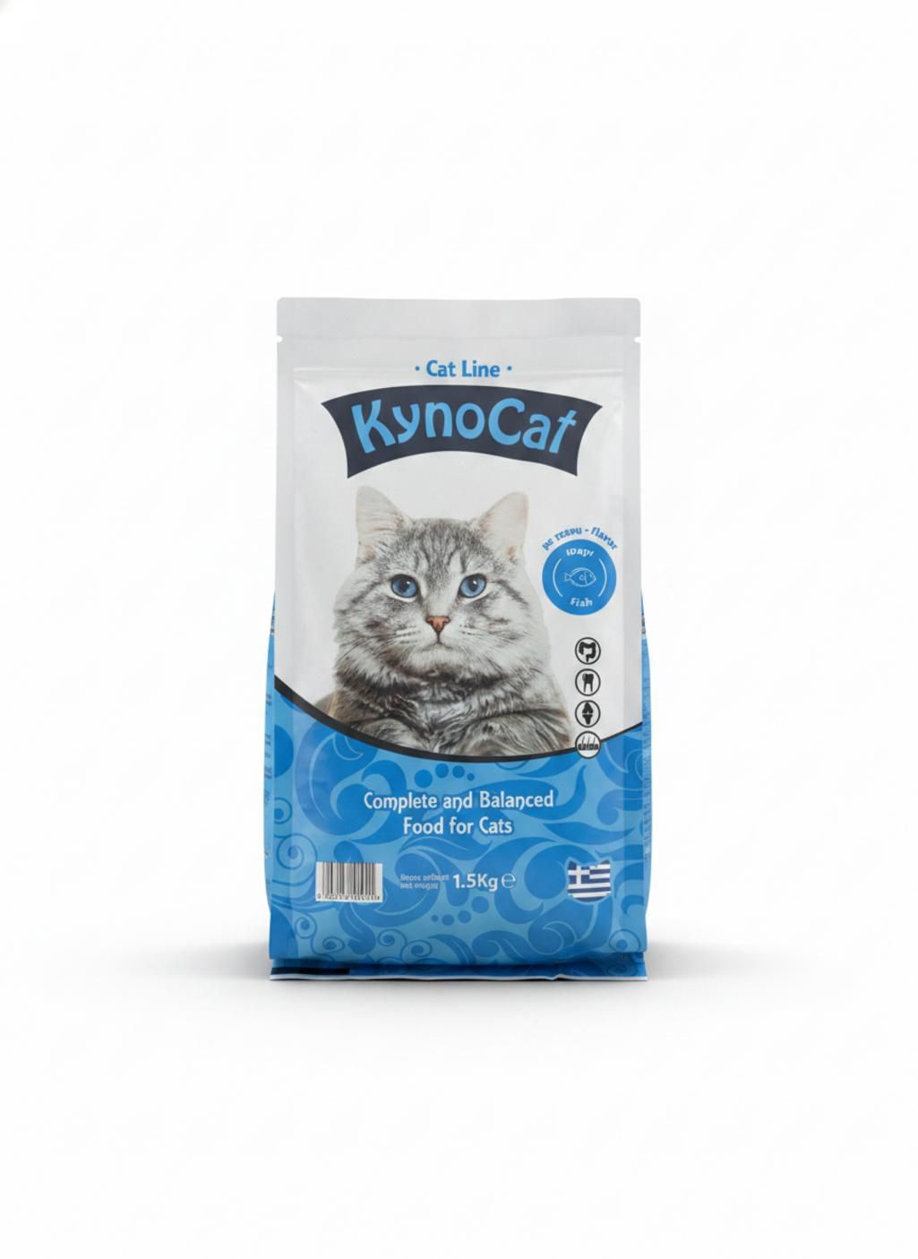 Kynocat מזון יבש מלא לחתולים על טעם דגים 1.5ק״ג