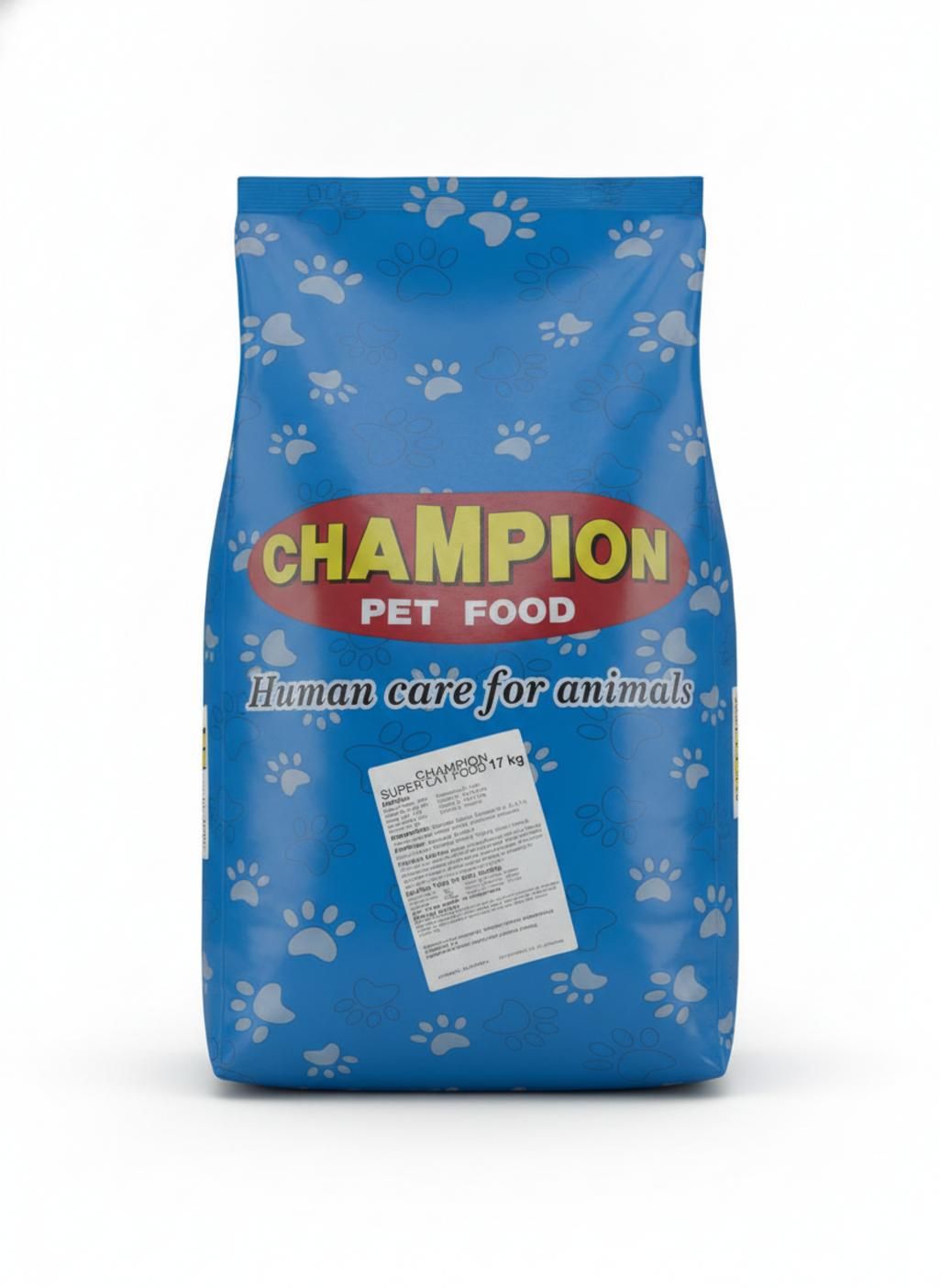 Champion pet food - מזון יבש מלא לחתולים 17ק״ג