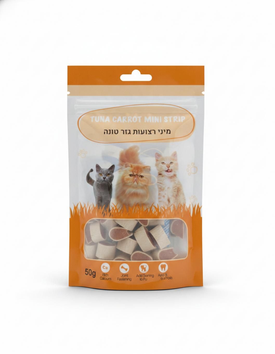 Golden Panda - מיני רצועות גזר וטונה